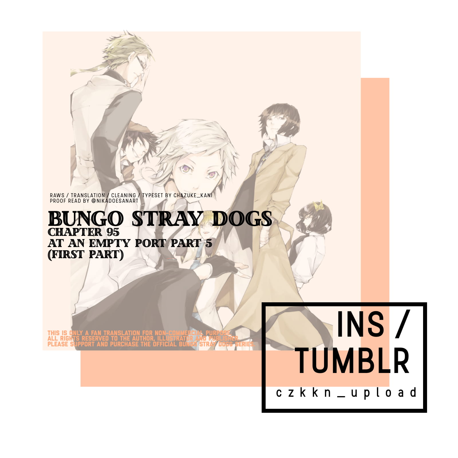 Bungou Stray Dogs, Chapter 95 image 01